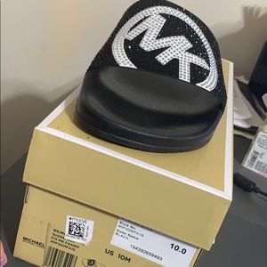 Black Michael Kors Gilmore Slide